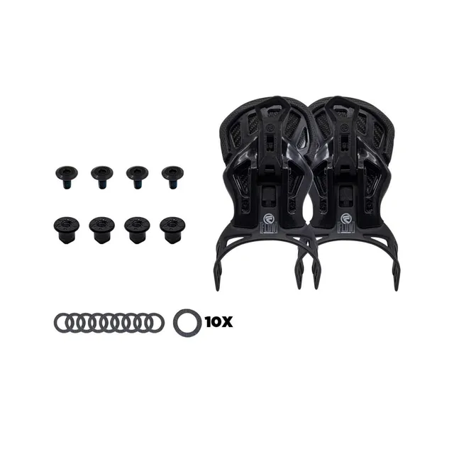 Nidecker Spare Parts 04-B3 Alu Modback spoiler alu Noir M