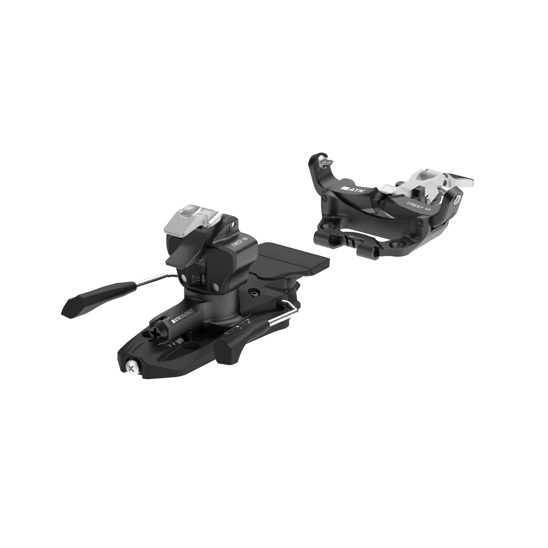ATK Crest 10 fixation ski rando Black 086 frein 86mm