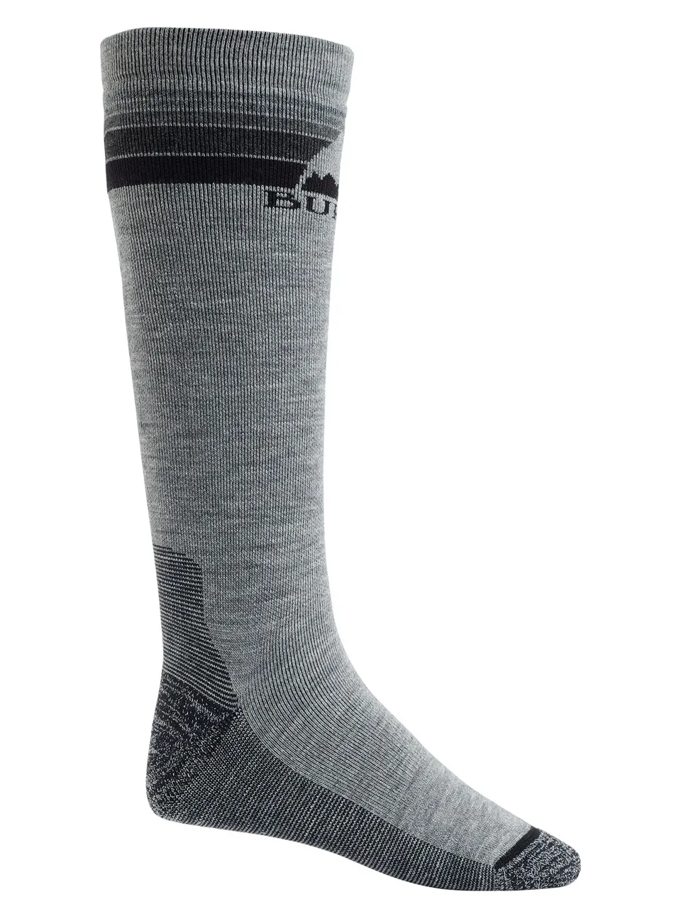 Burton Emblem Midweight chaussettes snowboard homme M gris