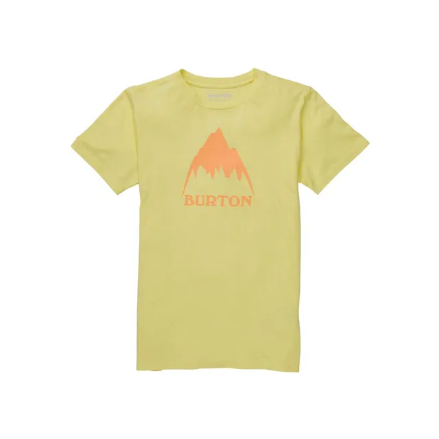 Burton Classic Mountain High T-shirt enfant jaune 140 coton bio