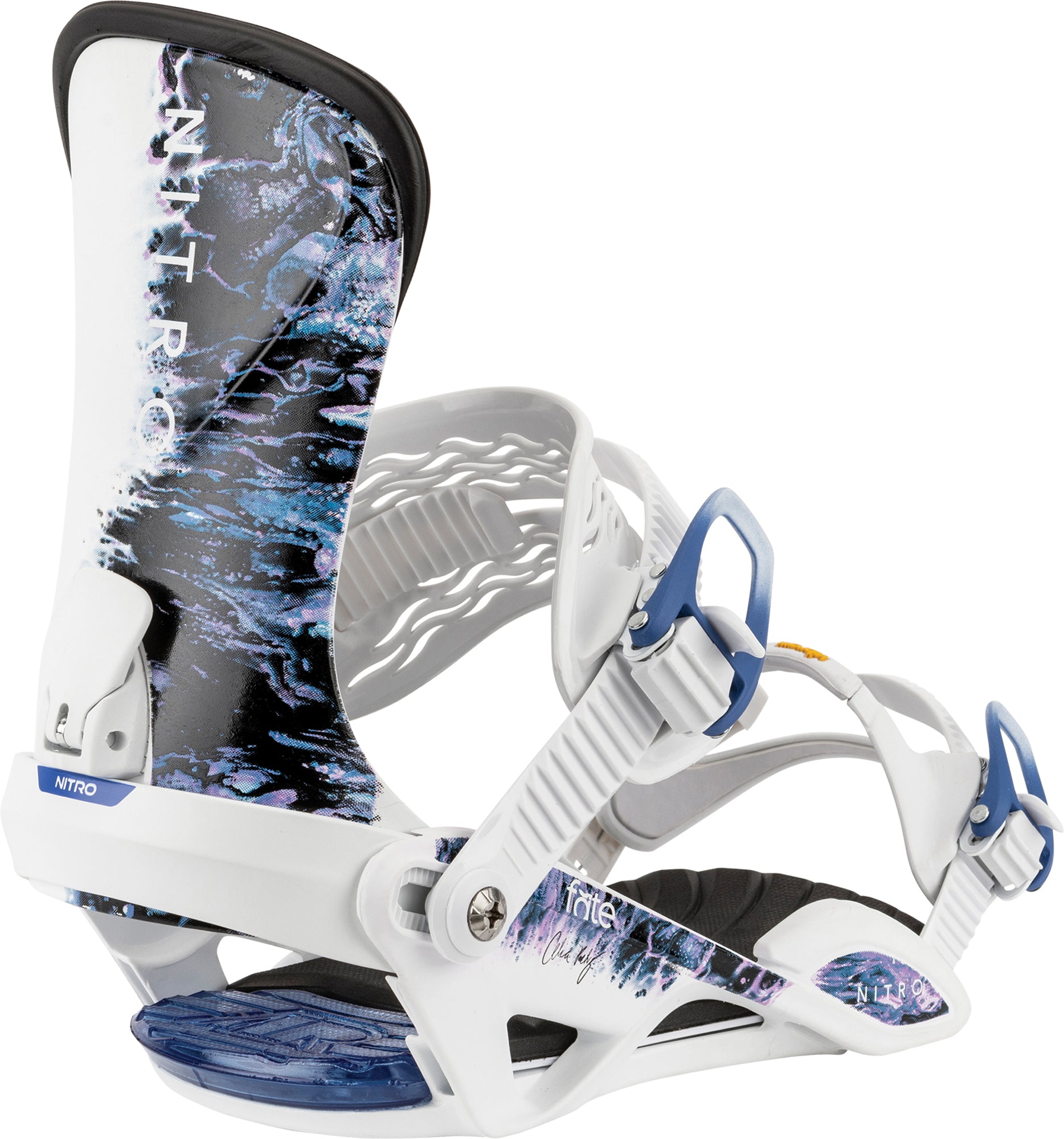 Nitro Fate fixations snowboard Ultra Black S/M femme