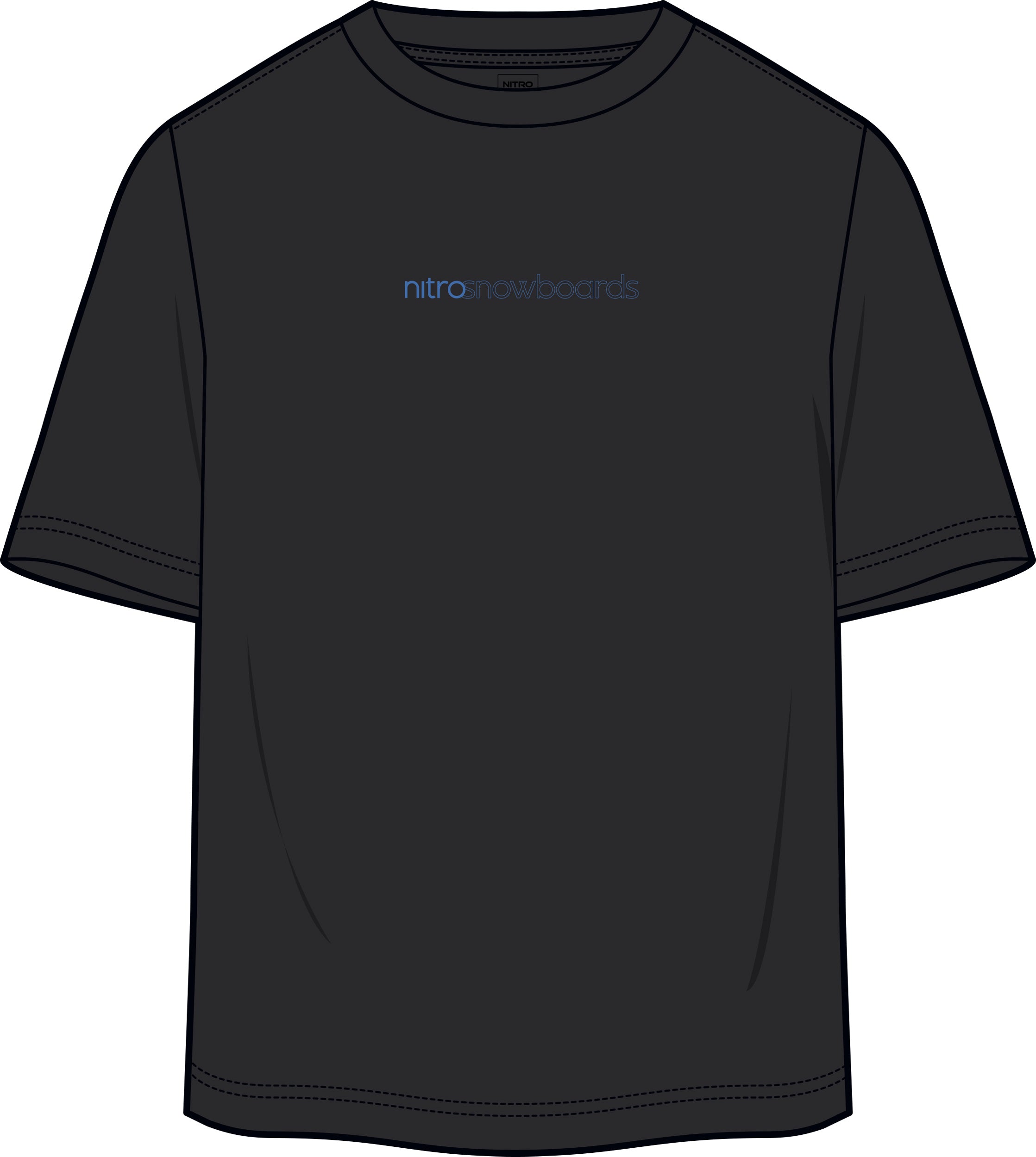 Nitro Fate Tee t-shirt femme noir coton