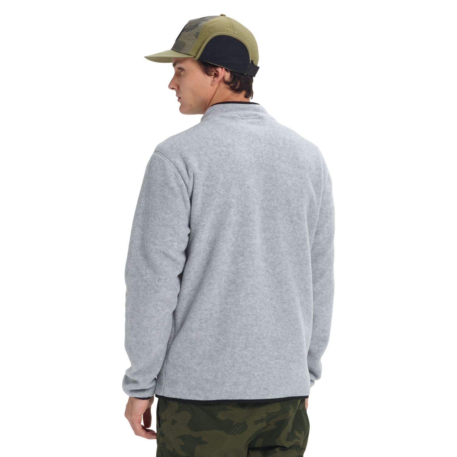 Burton Hearth Sweat Zippé Homme Polaire XS Gris Chiné