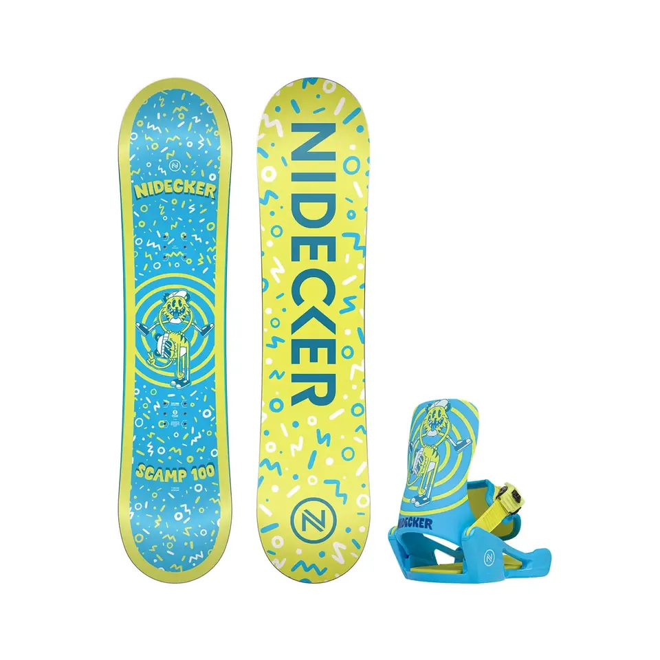 Nidecker Scamp Set snowboard enfant 100 cm + fixations