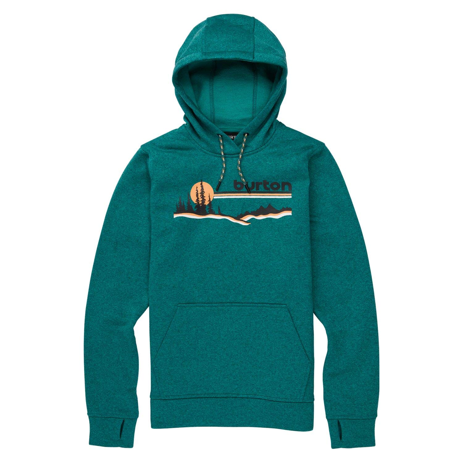 Burton Oak sweat à capuche femme 38 violet chiné molleton