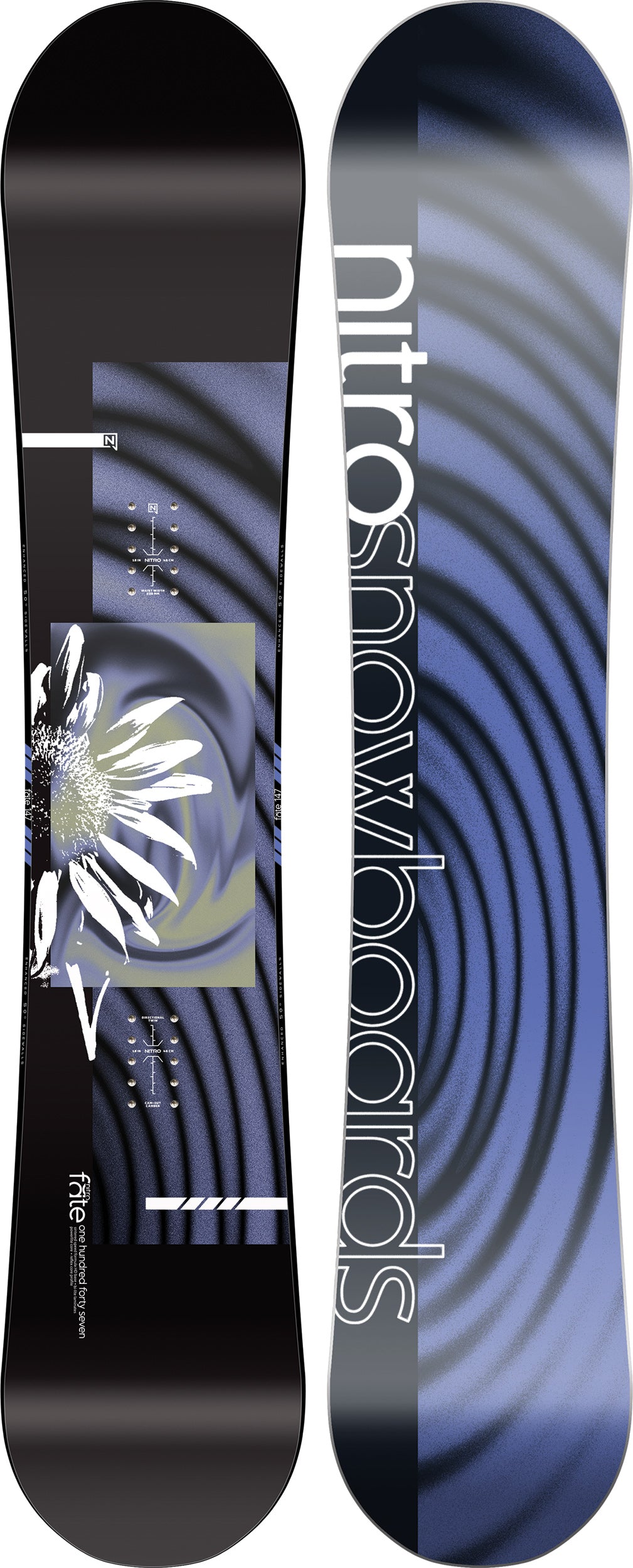 Nitro Fate 147 snowboard femme 1st Choice polyvalente