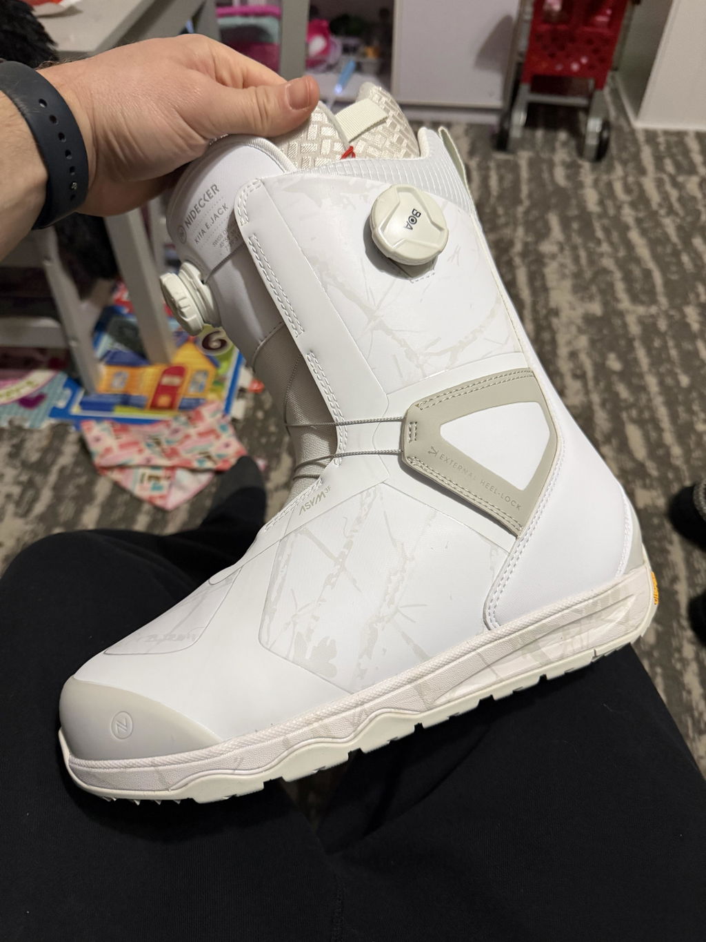 Nidecker Kita boots snowboard homme Black BOA Vibram rigide