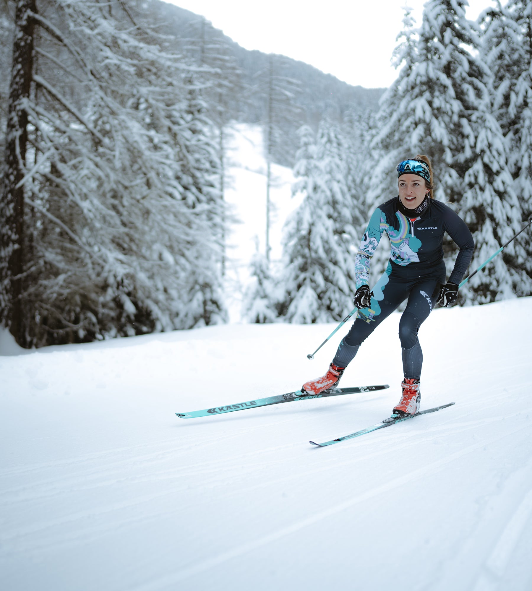 Kastle RX10 Skate ski de fond Cold 182 compétition