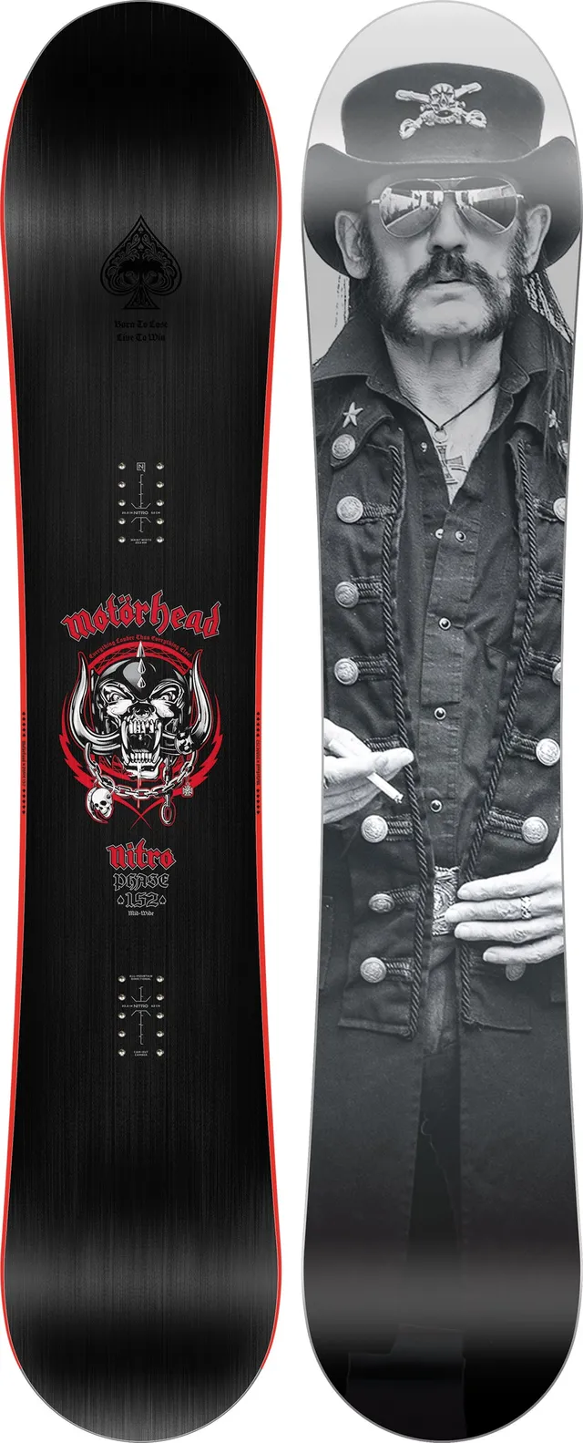 Nitro Phase x Motorhead snowboard 155 polyvalent