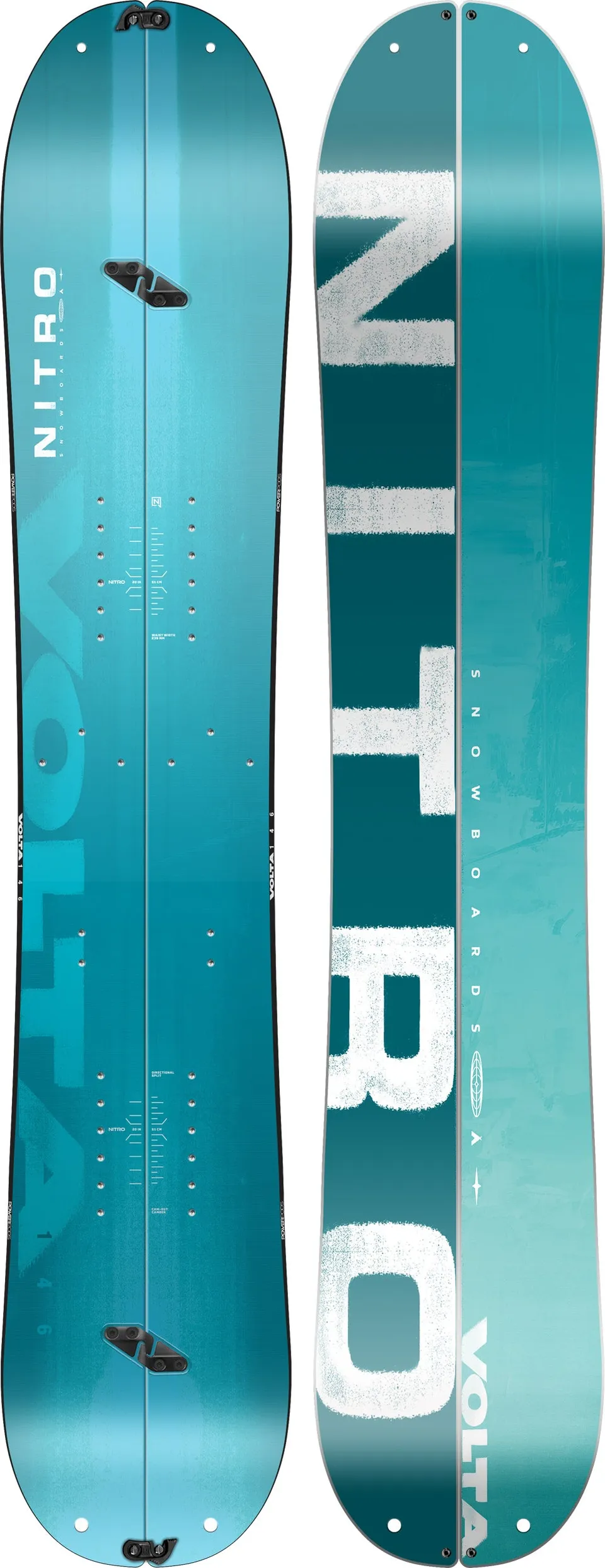Nitro Volta splitboard femme 146 randonnée