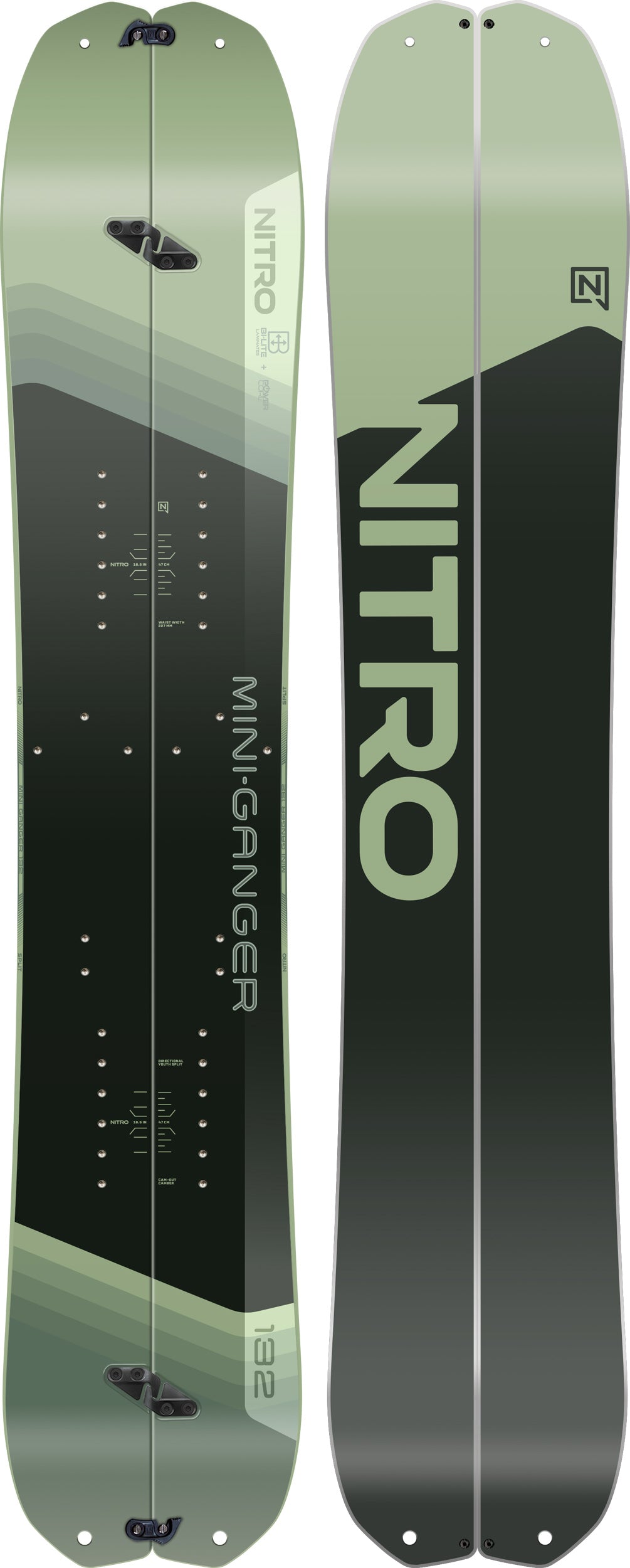 Nitro Miniganger splitboard enfant 1st Choice 132