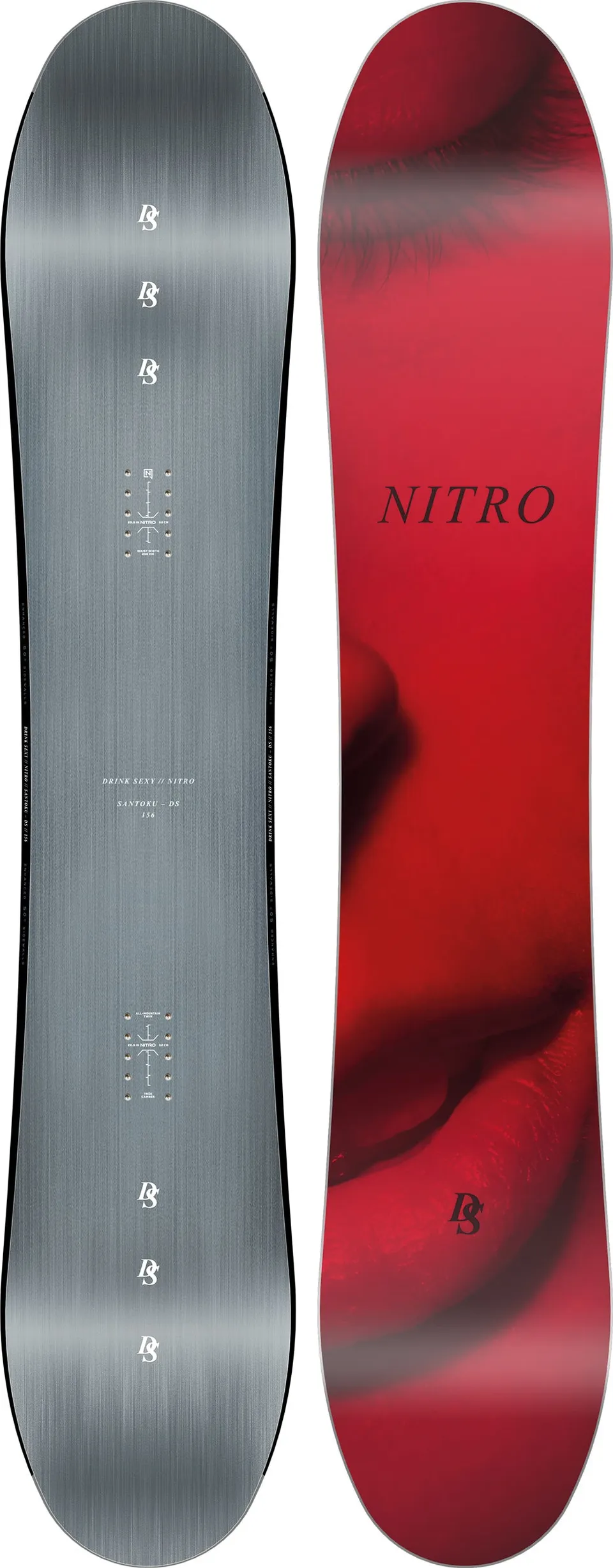 Nitro Santoku Snowboard 159 freestyle butter all-mountain homme