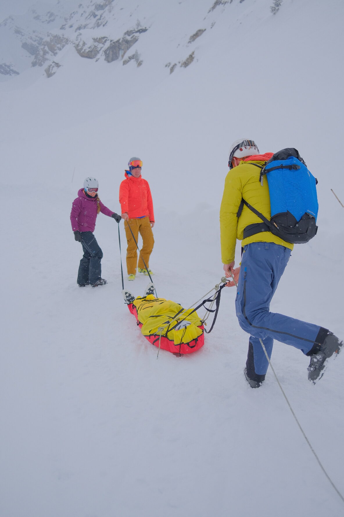 Snowsled Rescue Ski Rescue Sledge brancard ski secours 625g