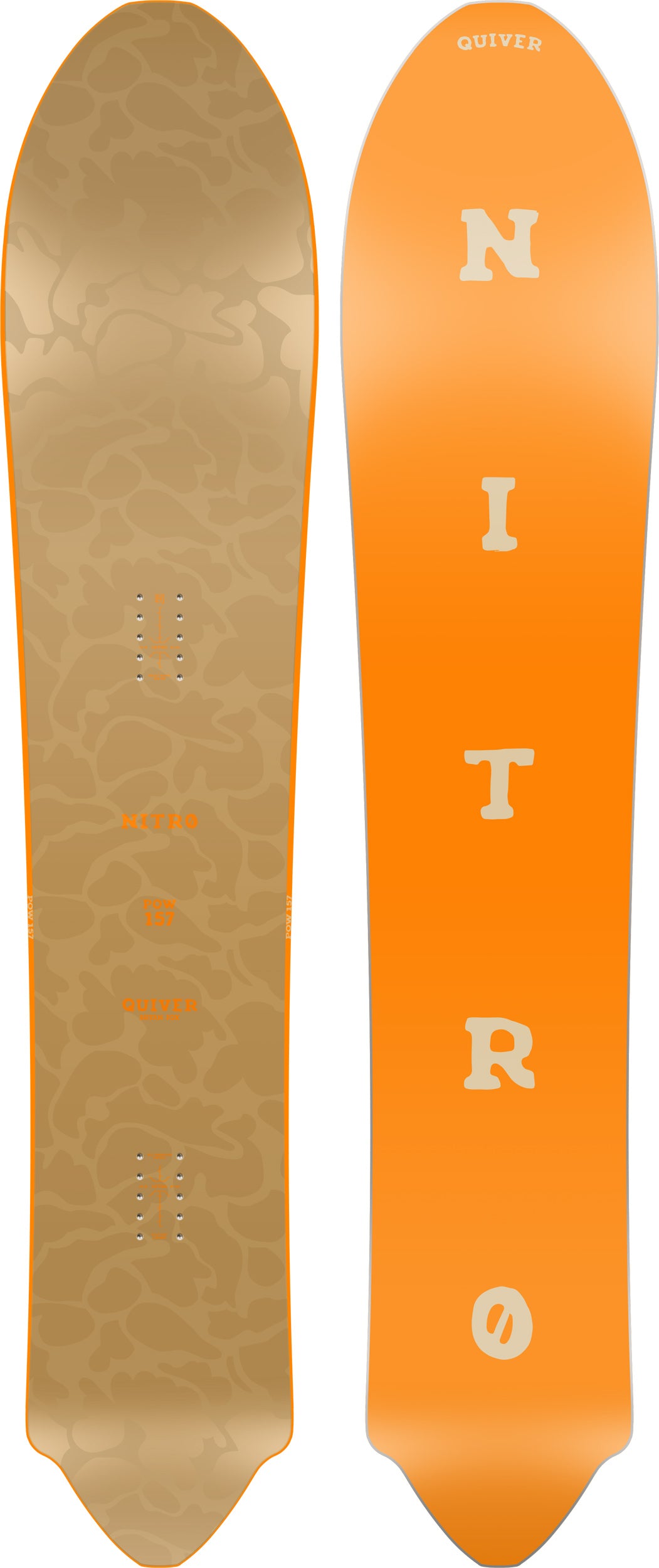 Nitro Pow planche snowboard homme 157W poudreuse