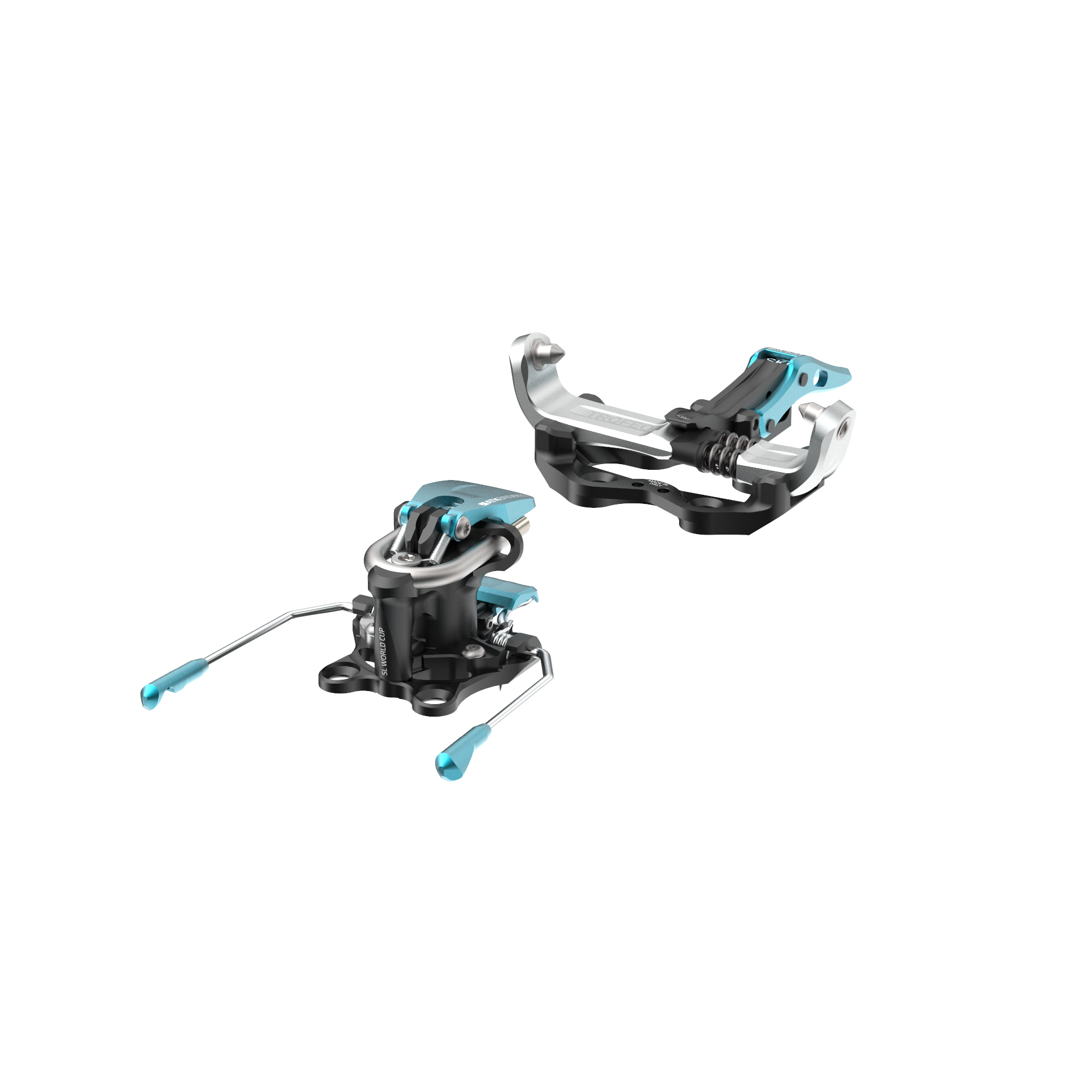 ATK Trofeo Brake Lightweight fixation ski race bleu clair UNI alu