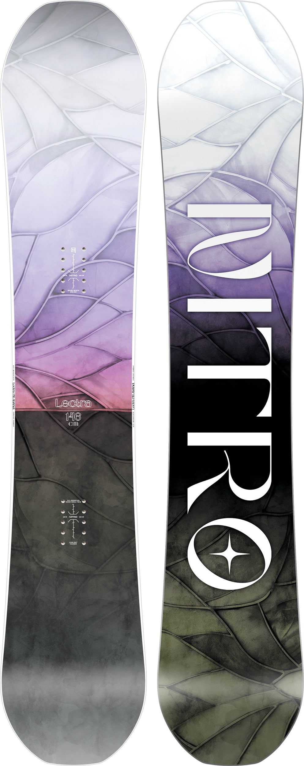 Nitro Lectra Leaf Snowboard Femme 146 Progression