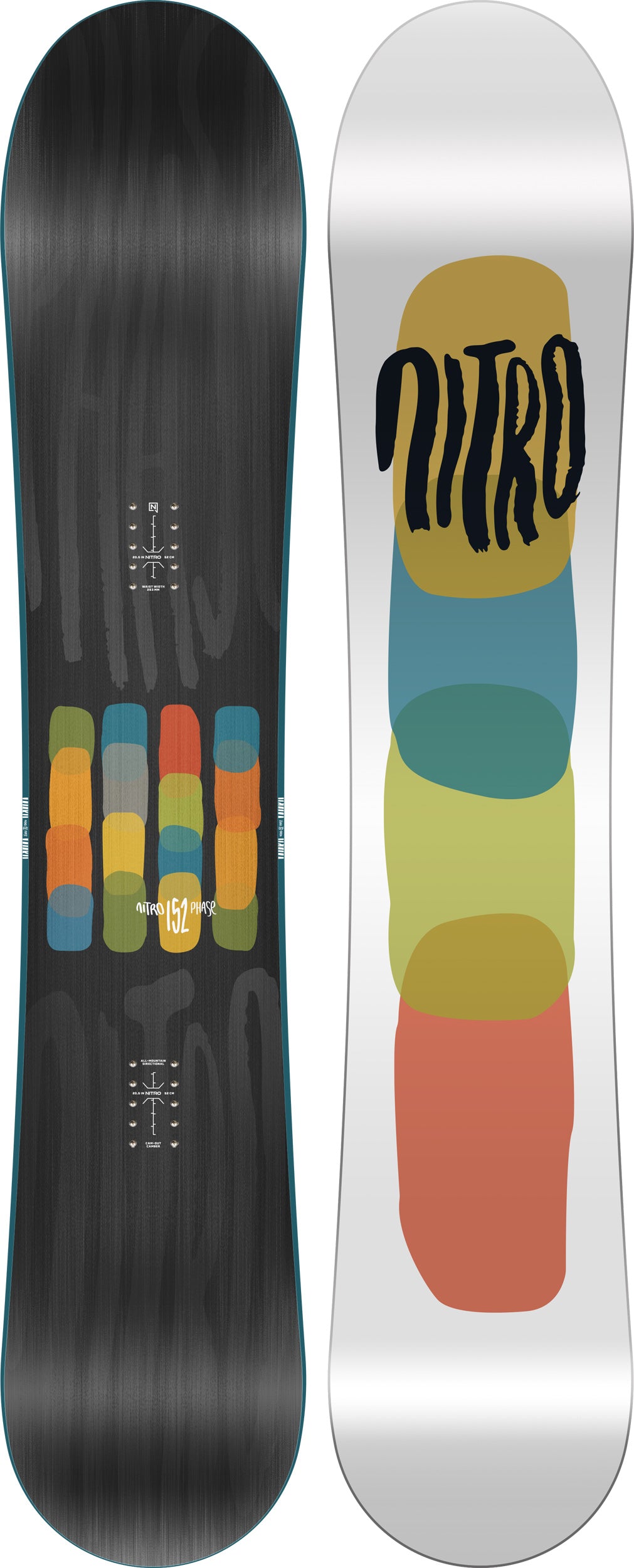 Nitro Phase snowboard all-mountain polyvalent 155