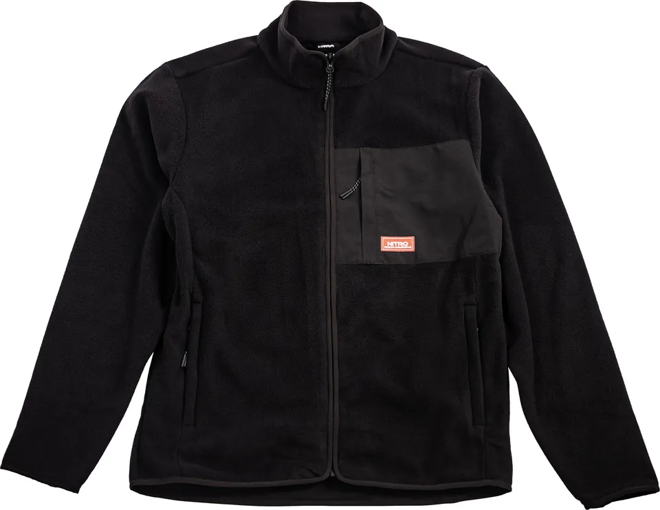 Nitro Tech Fleece polaire Black Melange M zippee