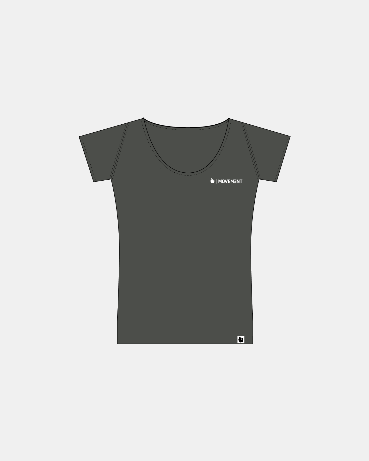Movement Logo S/S W t-shirt femme Wine