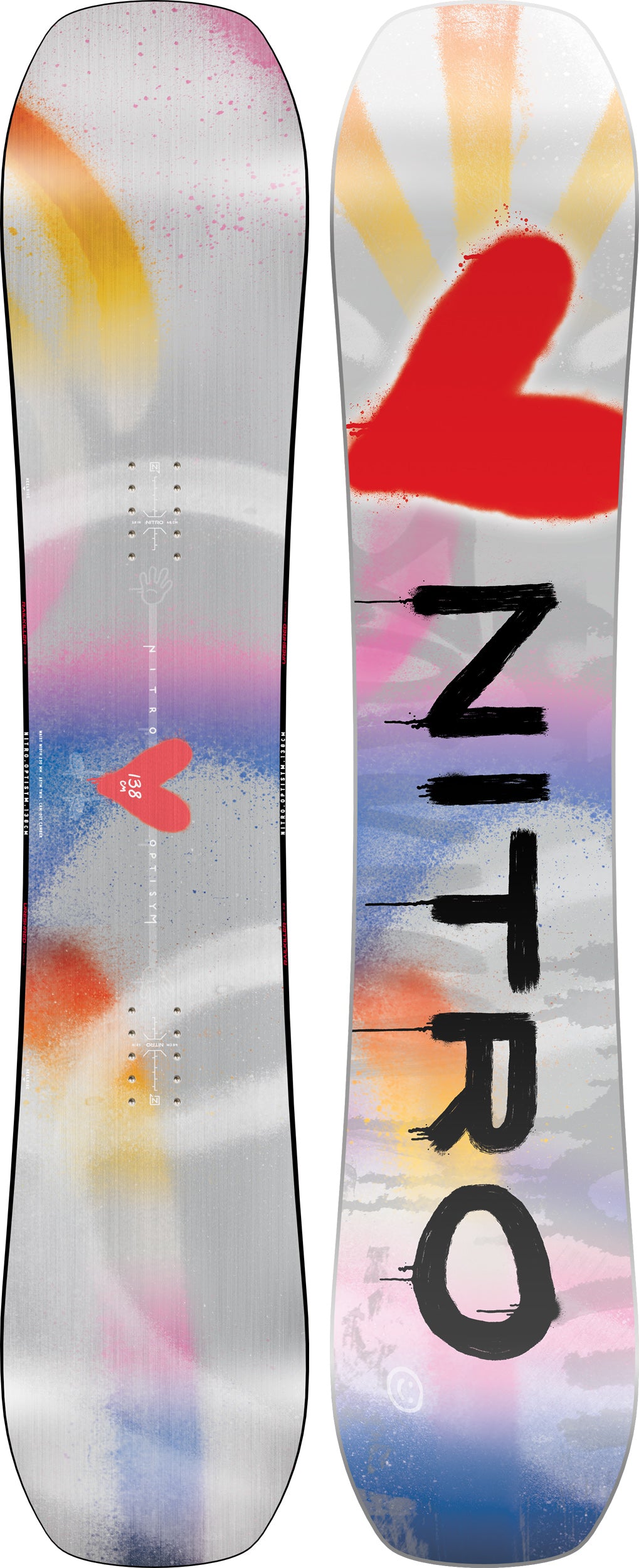 Nitro Optisym Snowboard femme freestyle 142