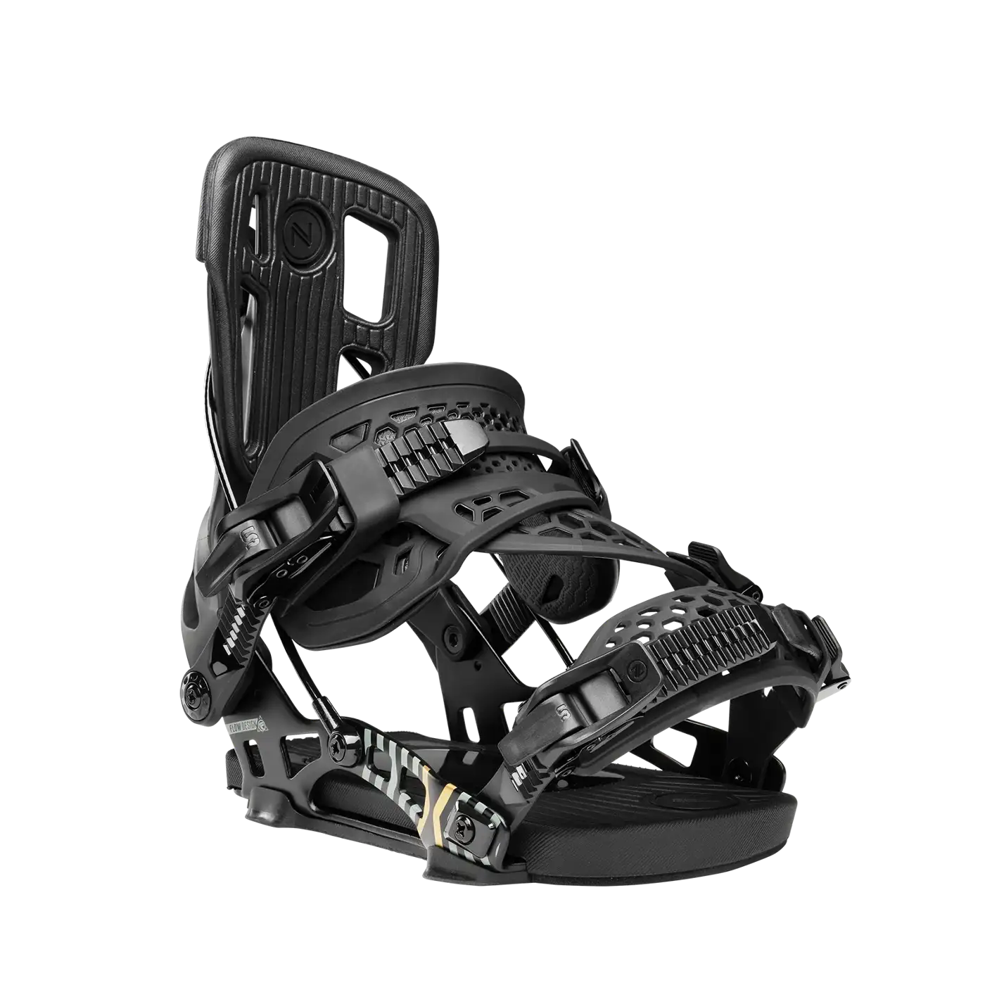 Nidecker Flow NX2 Hybrid fixations snowboard noir M