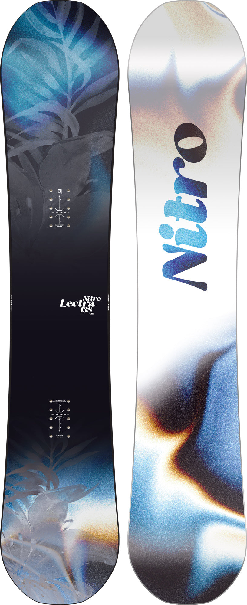 Nitro Lectra Leaf Cam-Out snowboard femme 146 débutant