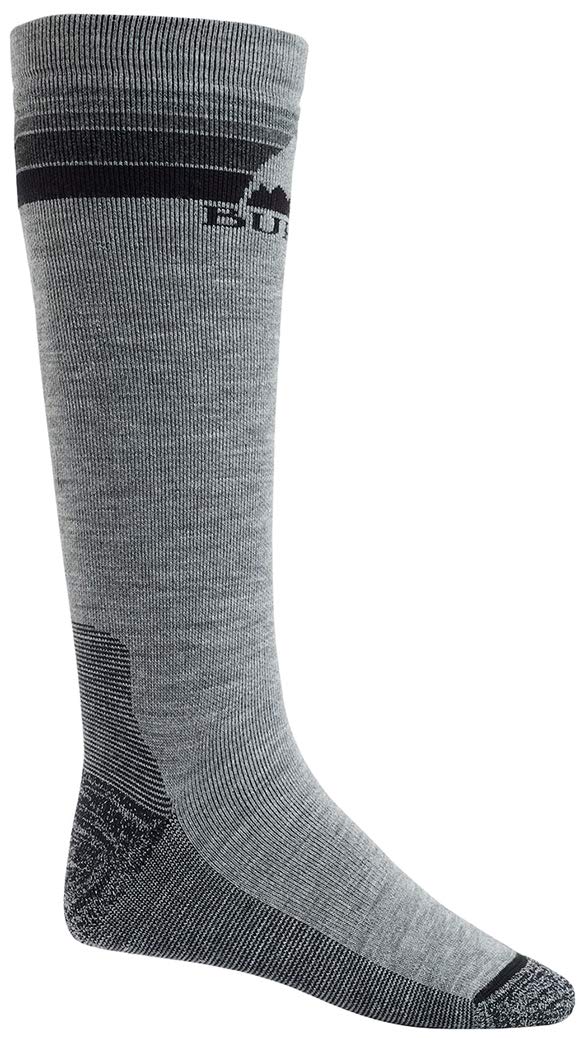 Burton Emblem Midweight chaussettes snowboard homme M gris