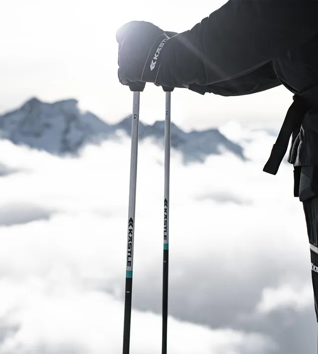Kastle Piste CA100 bâton ski carbone 125 cm