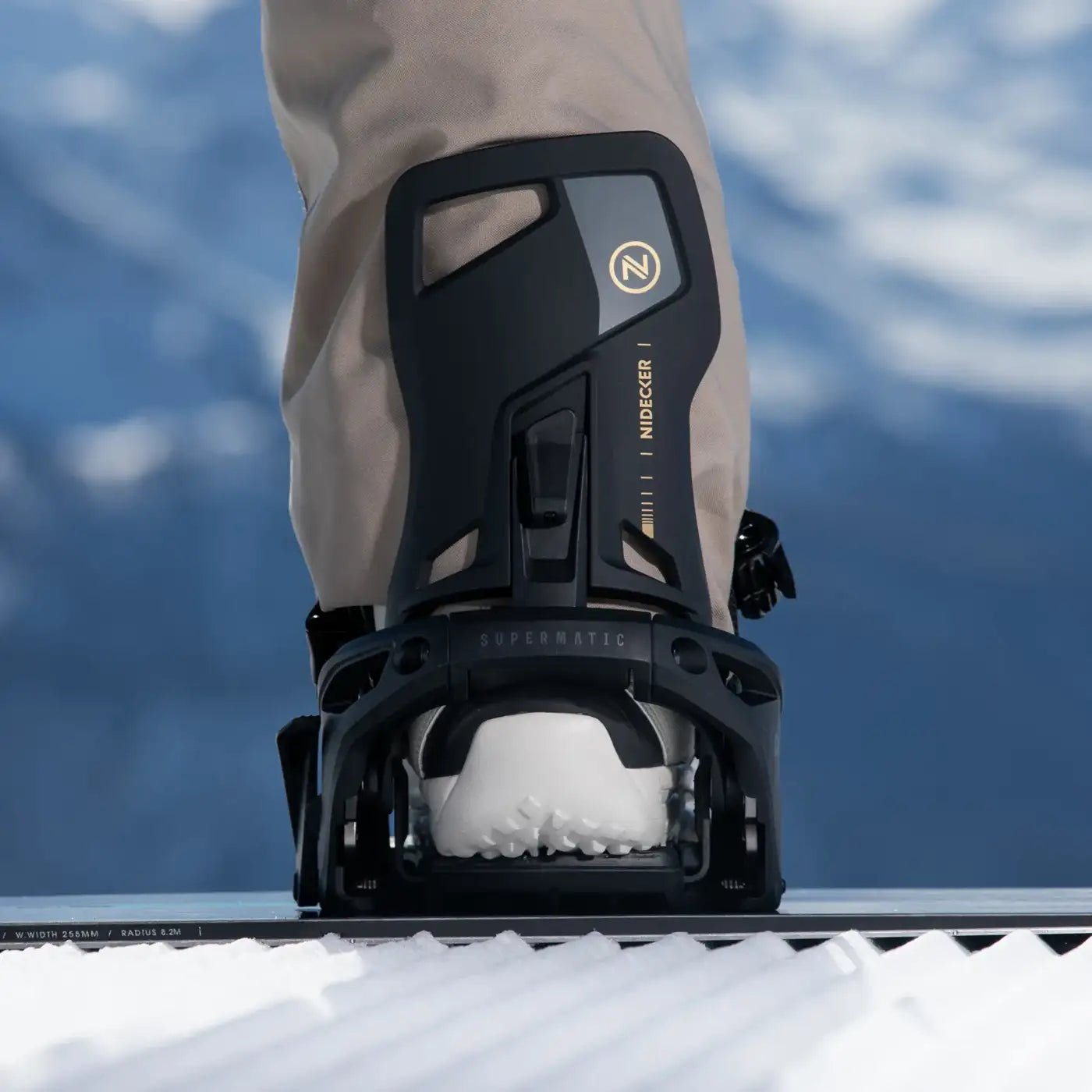 Nidecker OG Supermatic fixations snowboard step-in noir