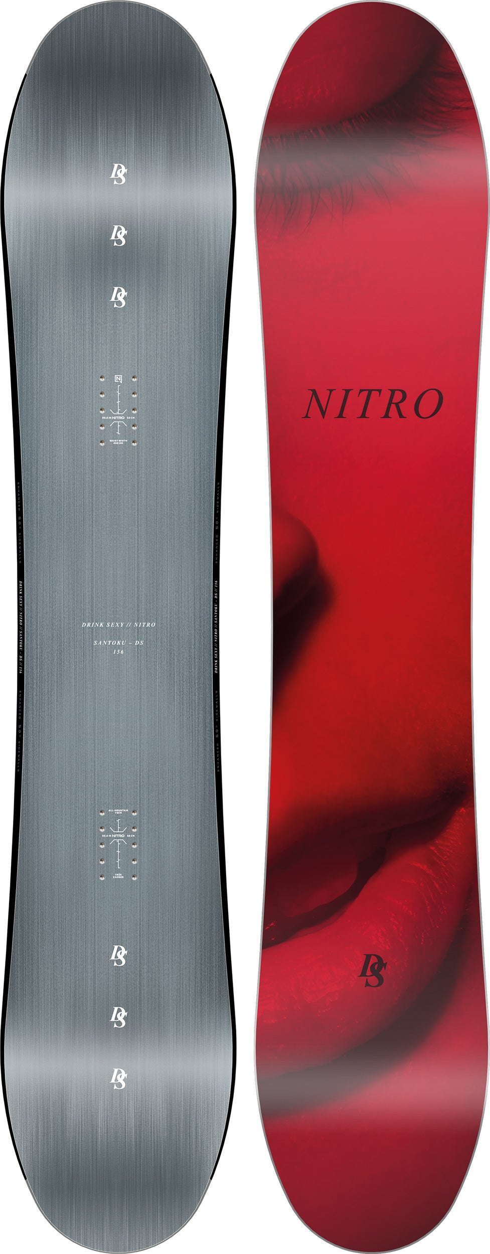 Nitro Santoku Snowboard 159 freestyle butter all-mountain homme