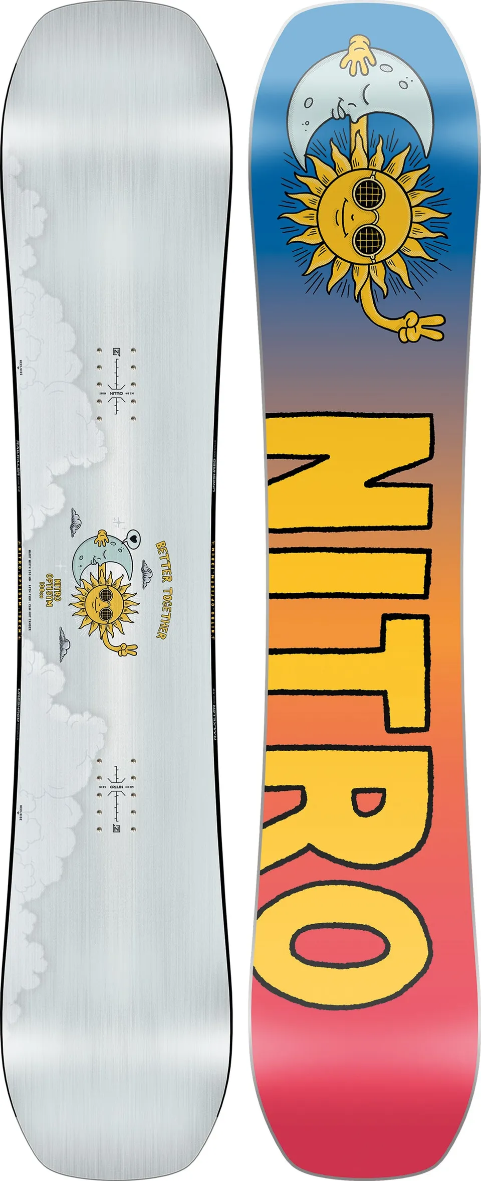 Nitro Optisym snowboard femme 142 cm freestyle