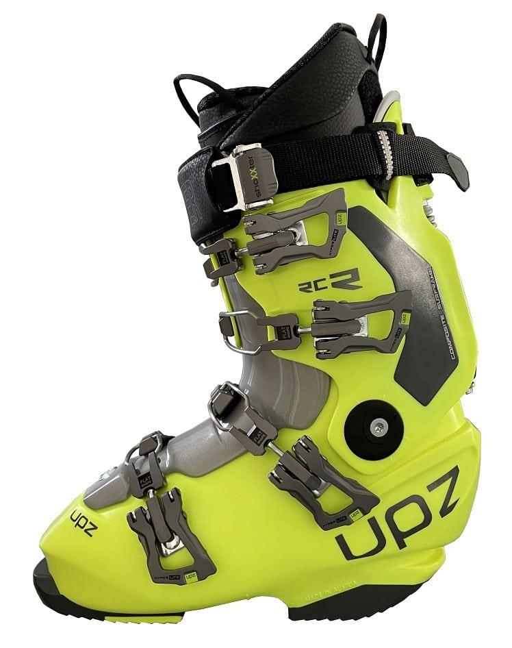 UPZ RCR 2025 boots rigides jaune Free Flex carbone