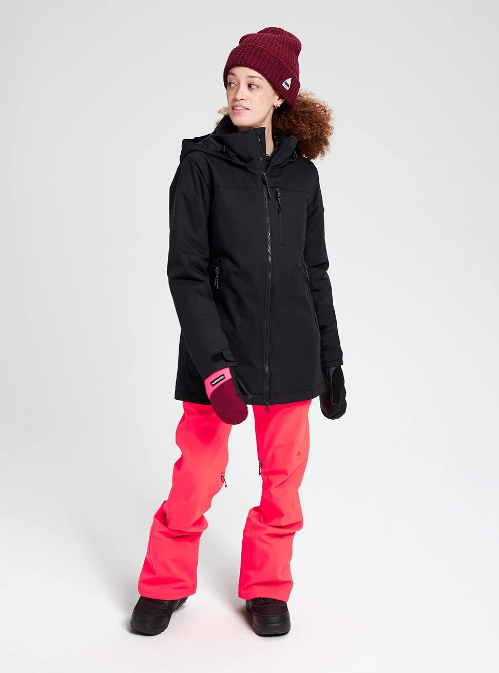 Burton Lelah veste snowboard femme noire isolée