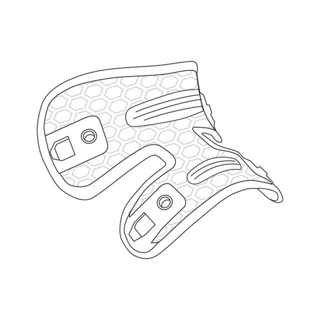 Nidecker Spare Parts 11-G1 Fusion Exokush strap Noir S/M