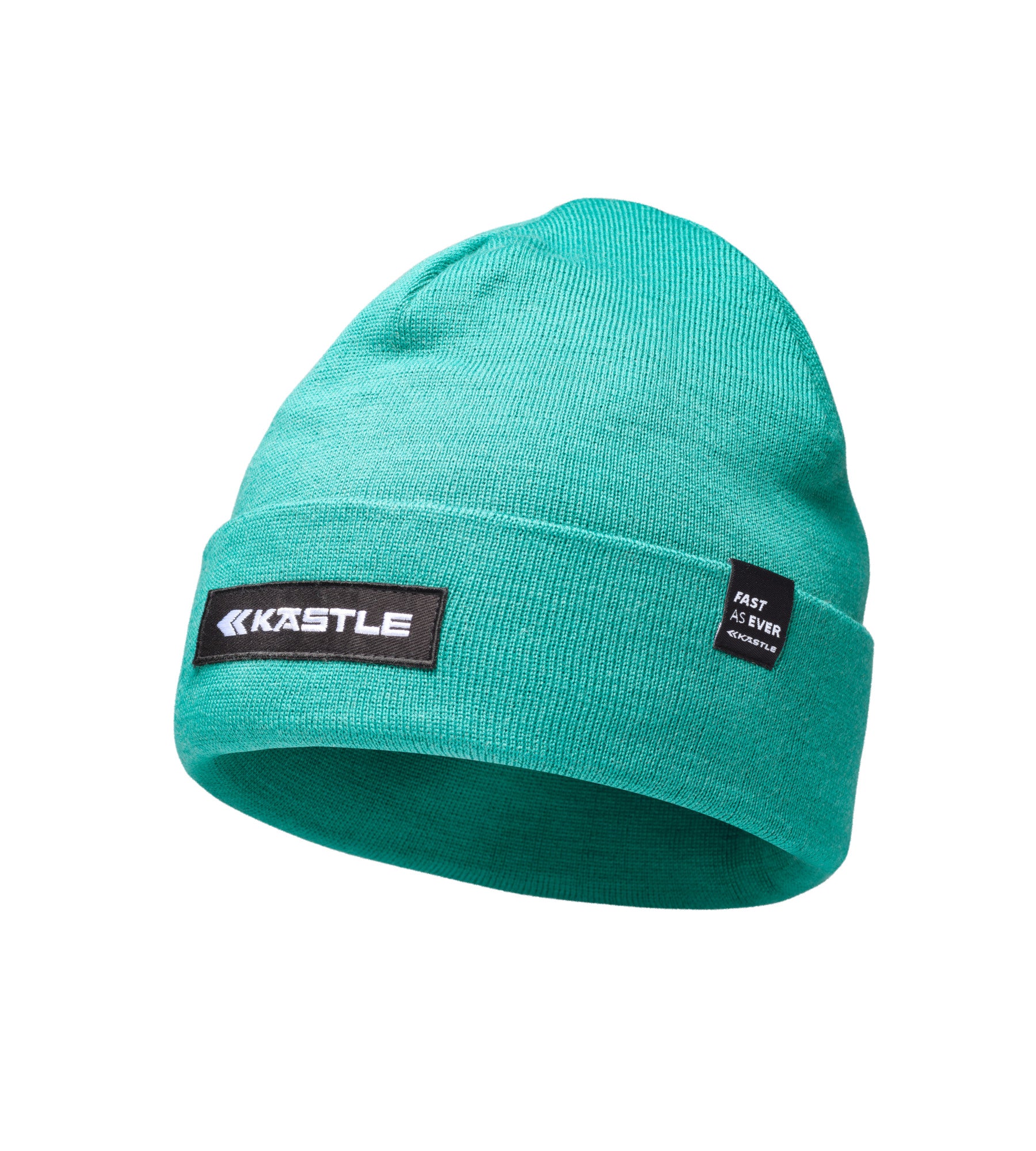 Kastle Logo Patch Beanie bonnet ski merino noir