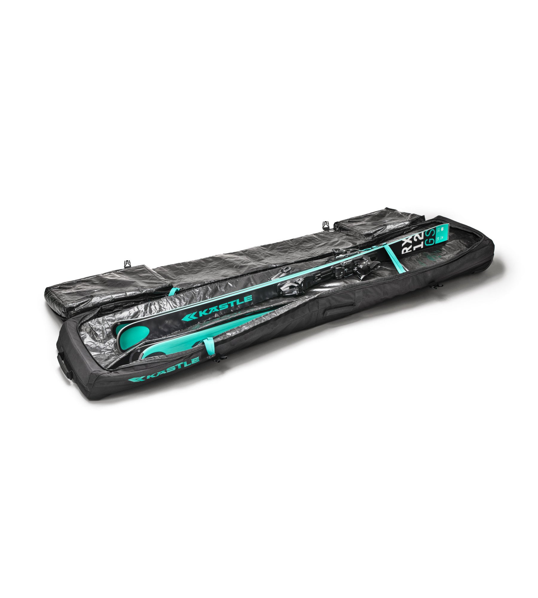 Kastle Ski Bag Extra Long housse ski à roulettes noire 210 cm