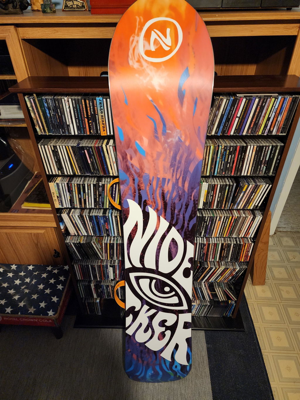 Nidecker Alpha APX snowboard 158 all-mountain carbone