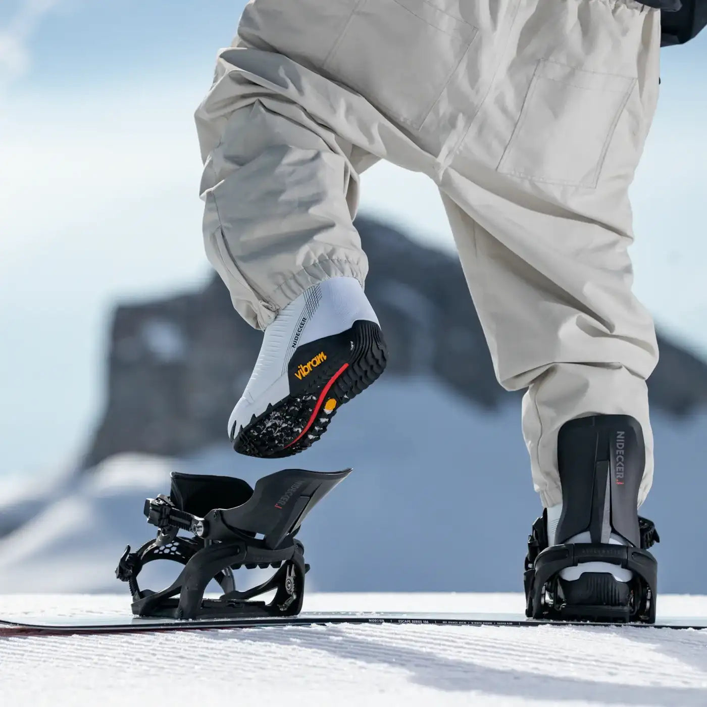 Nidecker Carbon Supermatic fixations snowboard noir