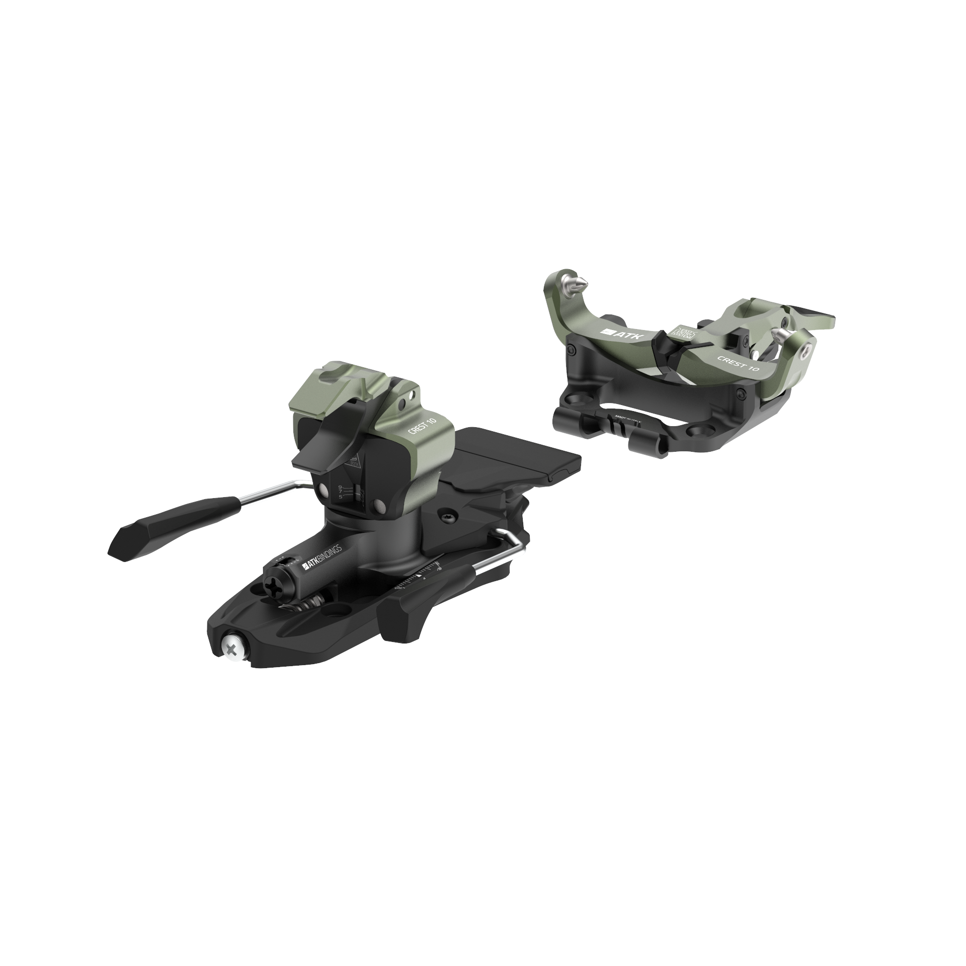 ATK Crest 10 fixation ski rando Black 086 frein 86mm