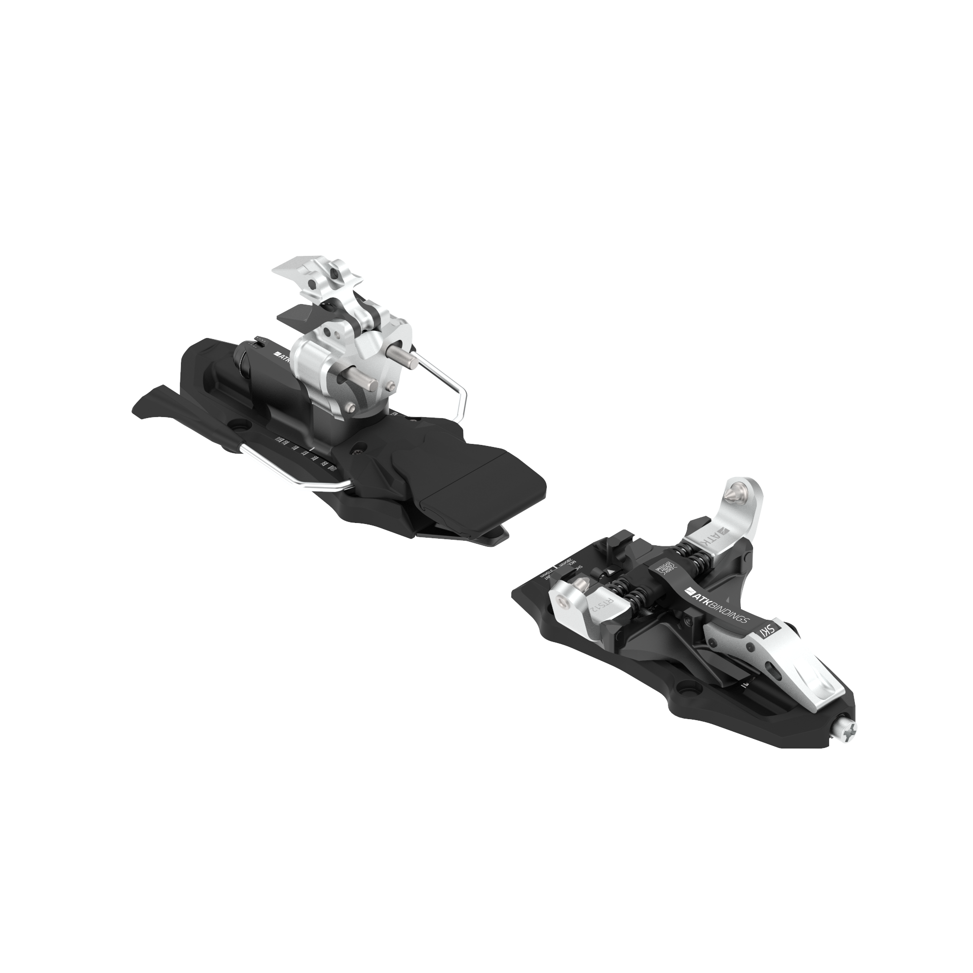 ATK Rental Ready To Ski 12 fixation ski blanc 97 mm réglable