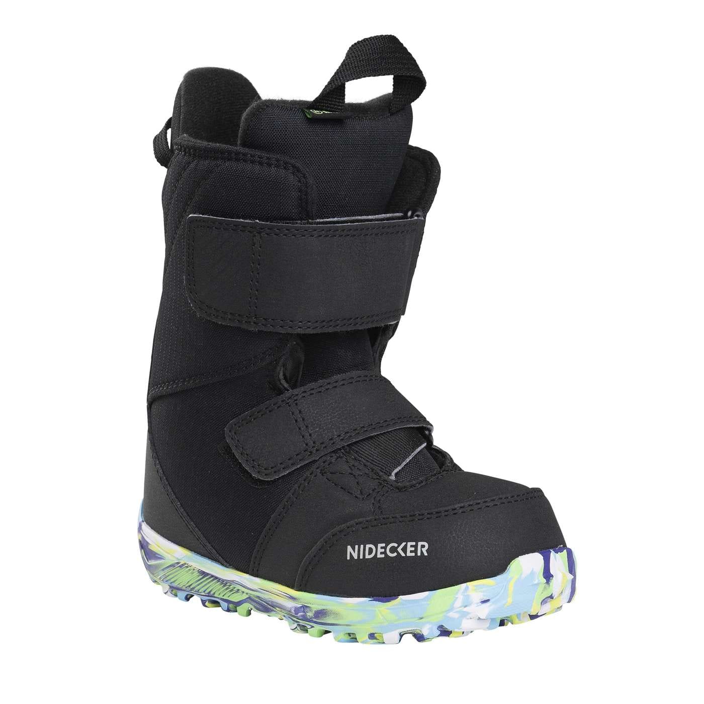 Nidecker Micron Mini 2024 boots snowboard enfant Noir souple