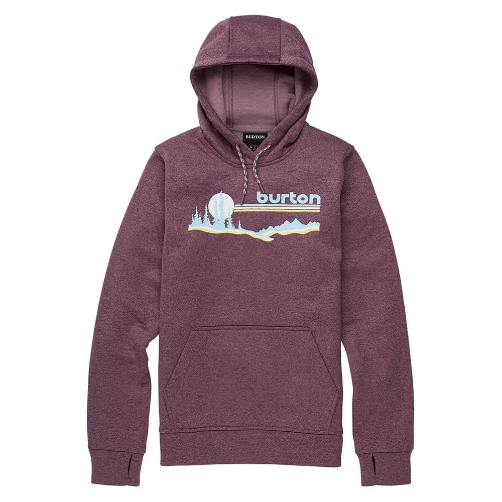 Burton Oak sweat à capuche femme 38 violet chiné molleton
