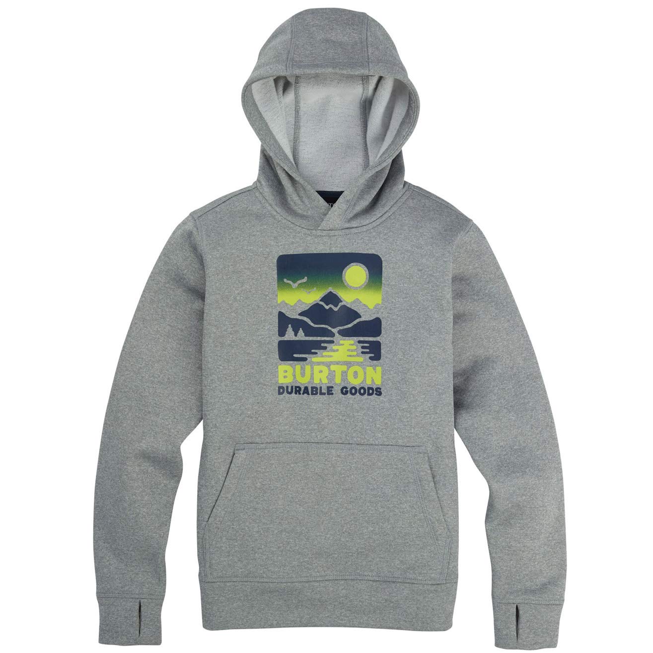 Burton Oak sweat enfant capuche 140 gris polaire