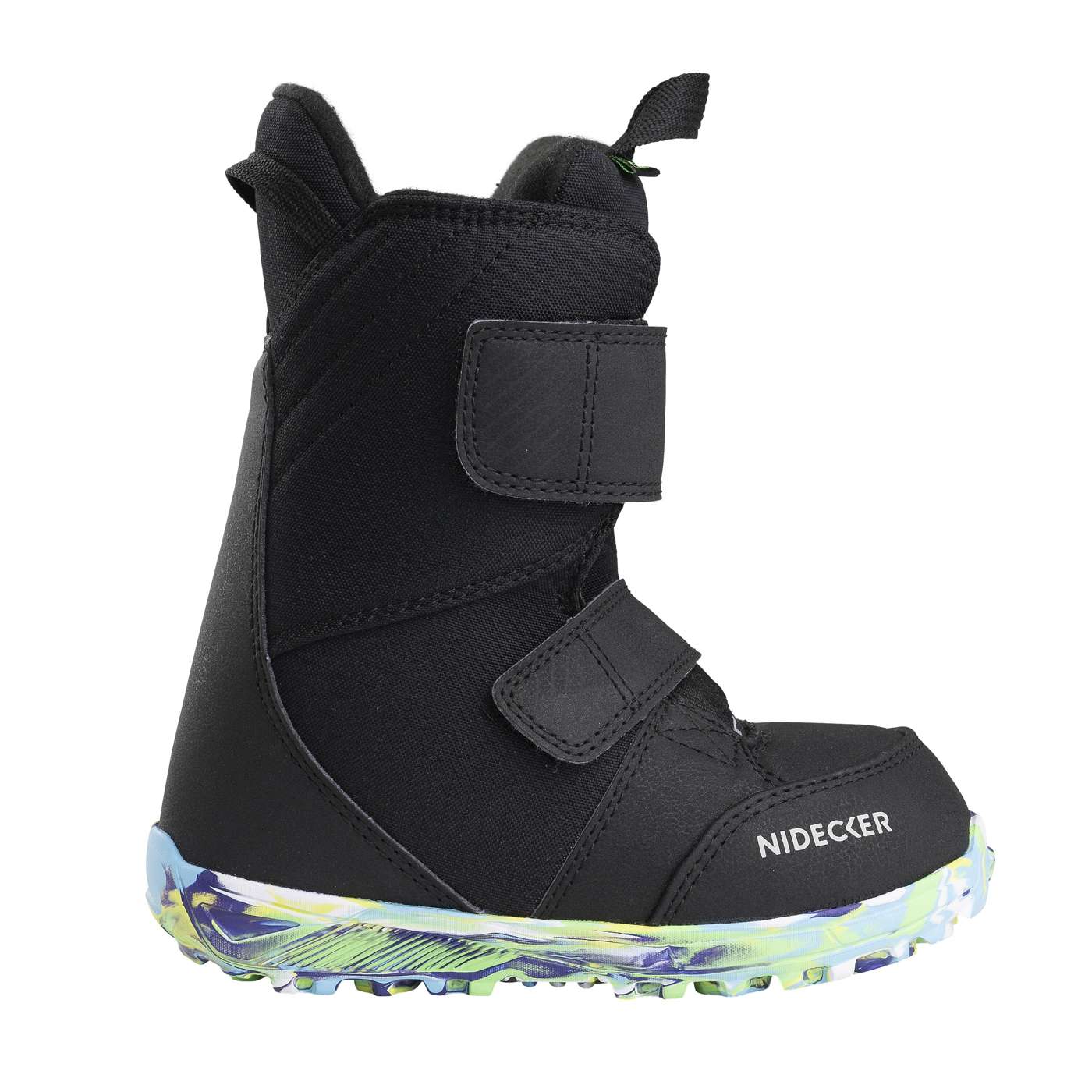 Nidecker Micron Mini 2024 boots snowboard enfant Noir souple
