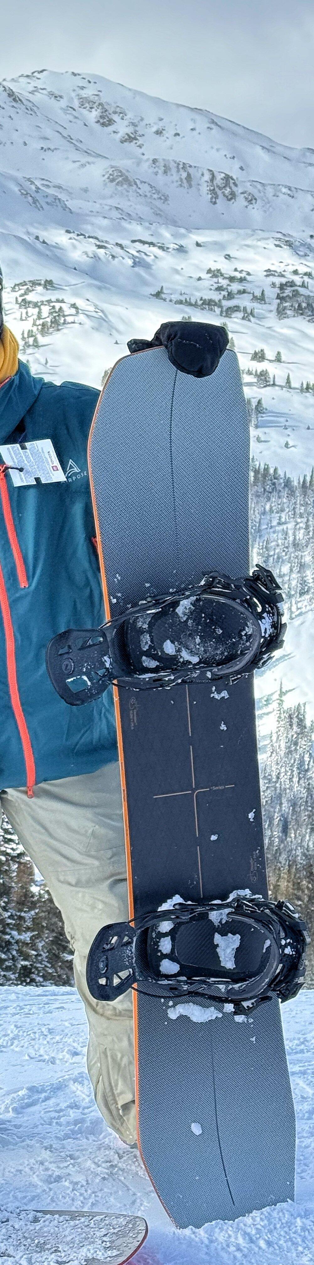 Nidecker NX2 Carbon fixations snowboard noir L rigide