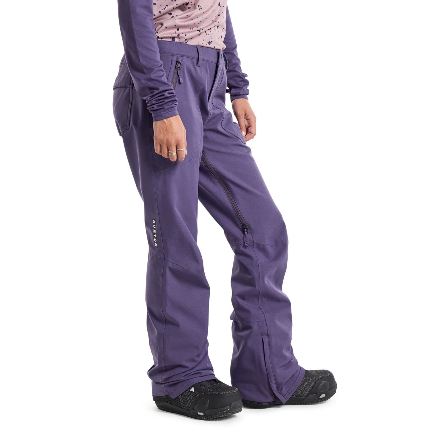 Burton Vida Pantalon Ski Femme True Black Coupe Slim
