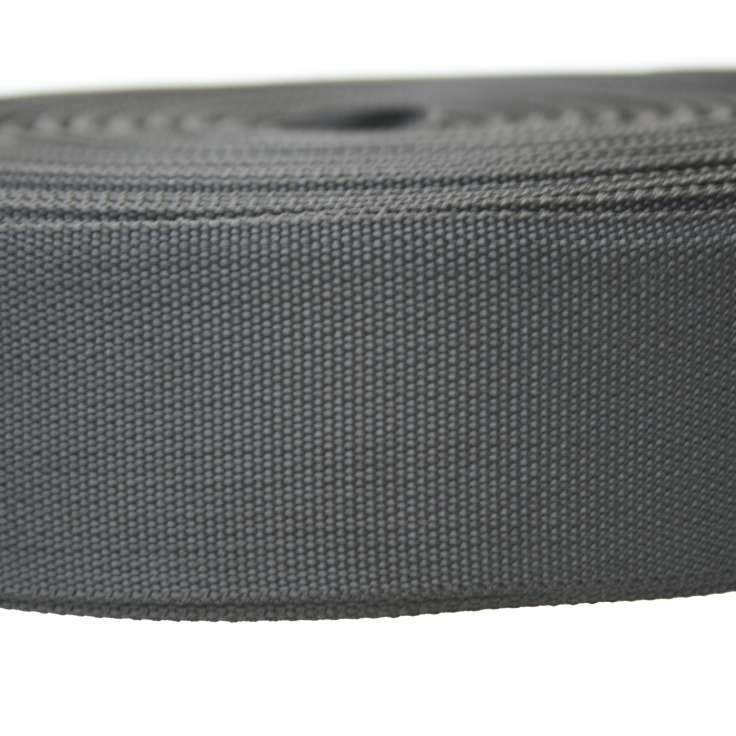 Aiguille sangle polyester 50 mm noire au mètre