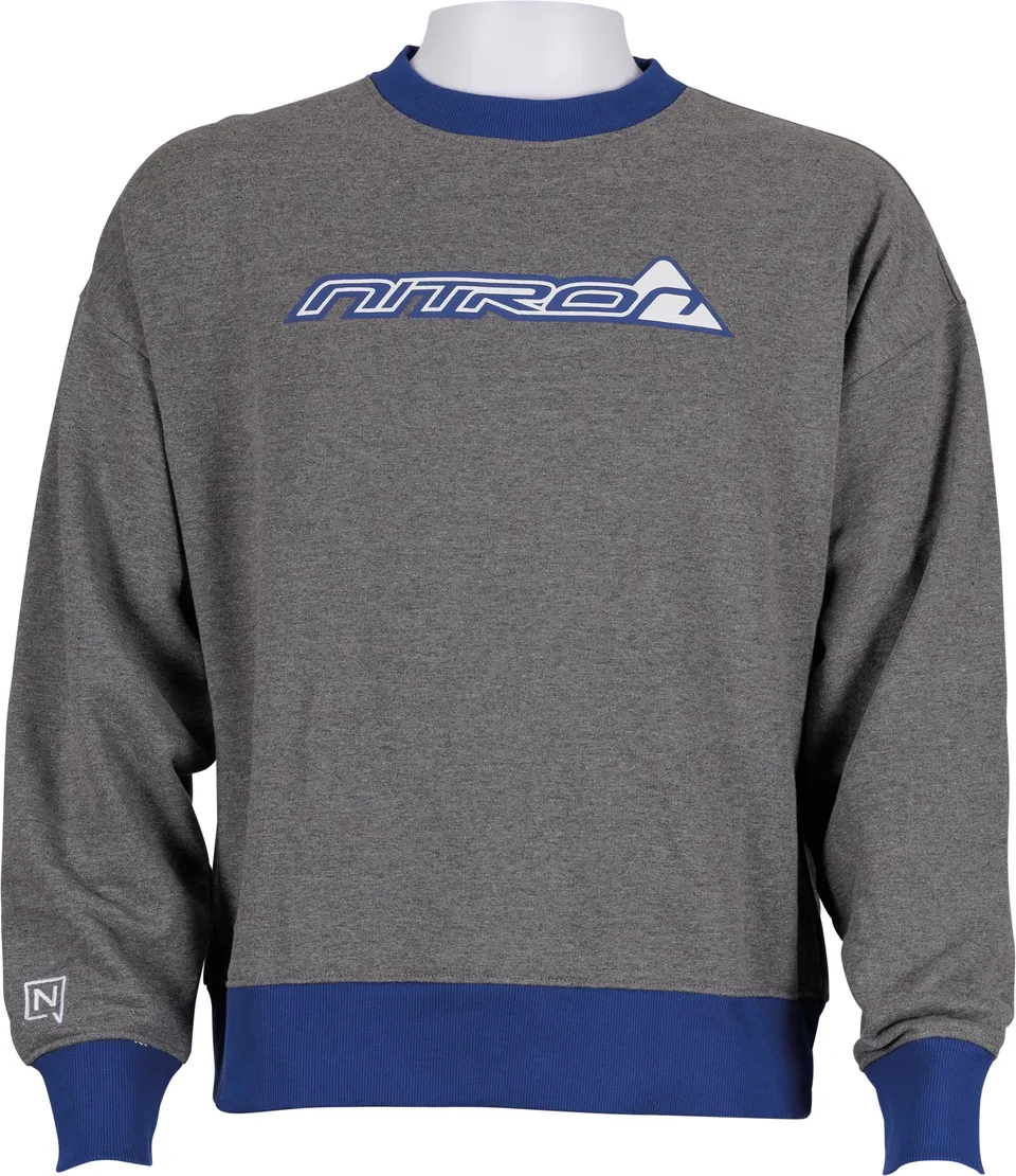 Nitro Sweater Vintage sweat homme D.Heat.Grey col rond