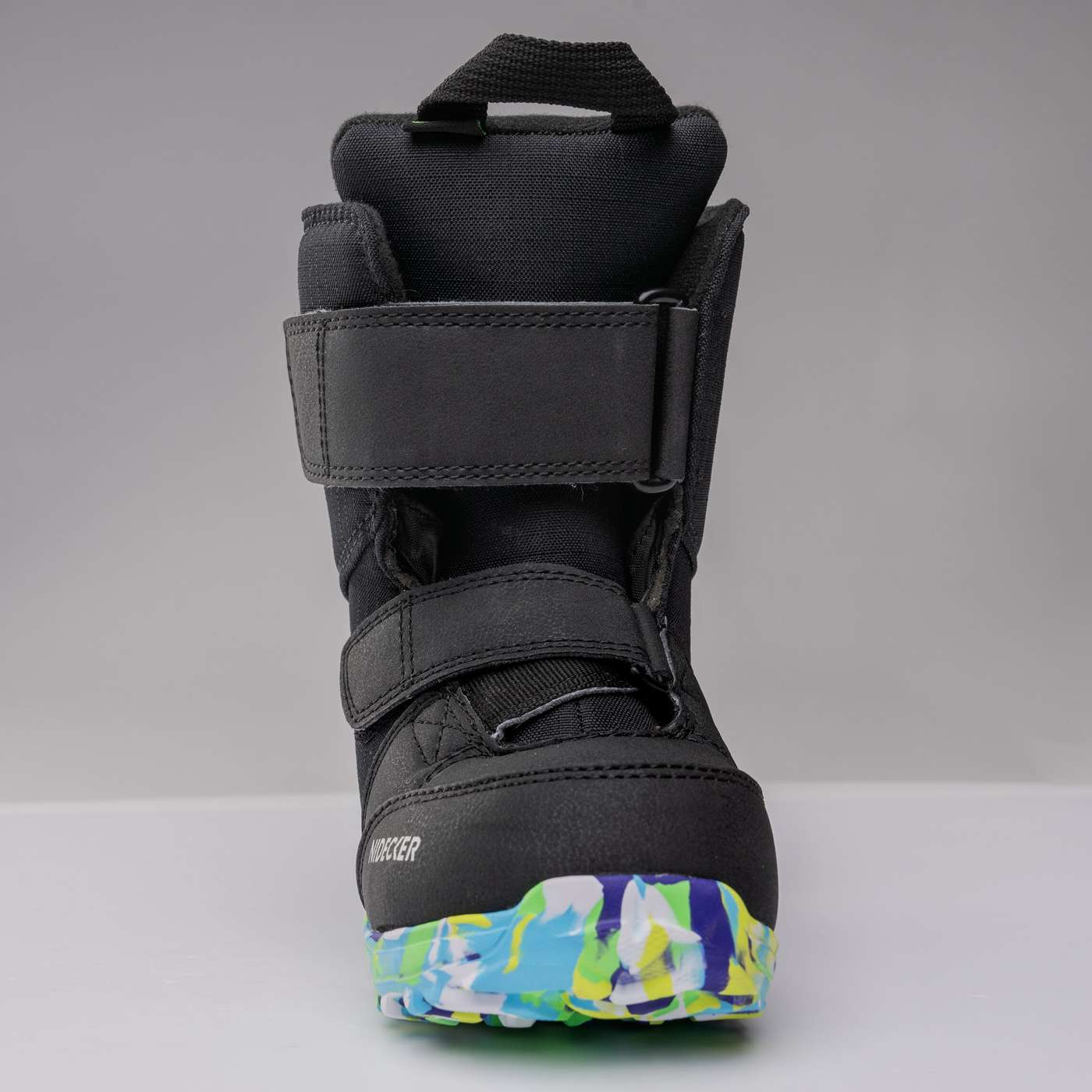 Nidecker Micron Mini 2025 boots snowboard noir 1-2 velcro