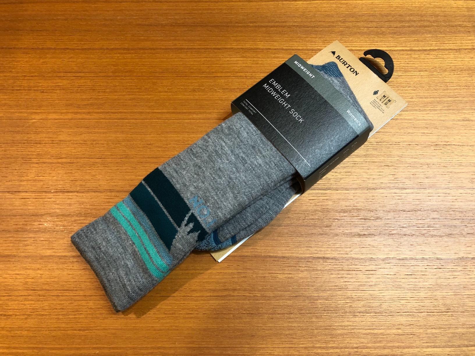 Burton Emblem Midweight chaussettes snowboard femme